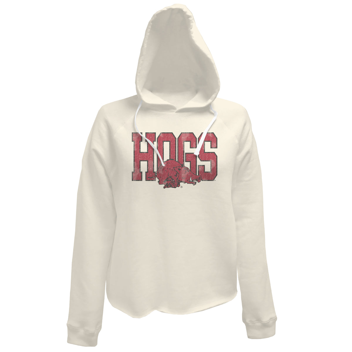 Arkansas Razorbacks Women's Cut Off Hoodie