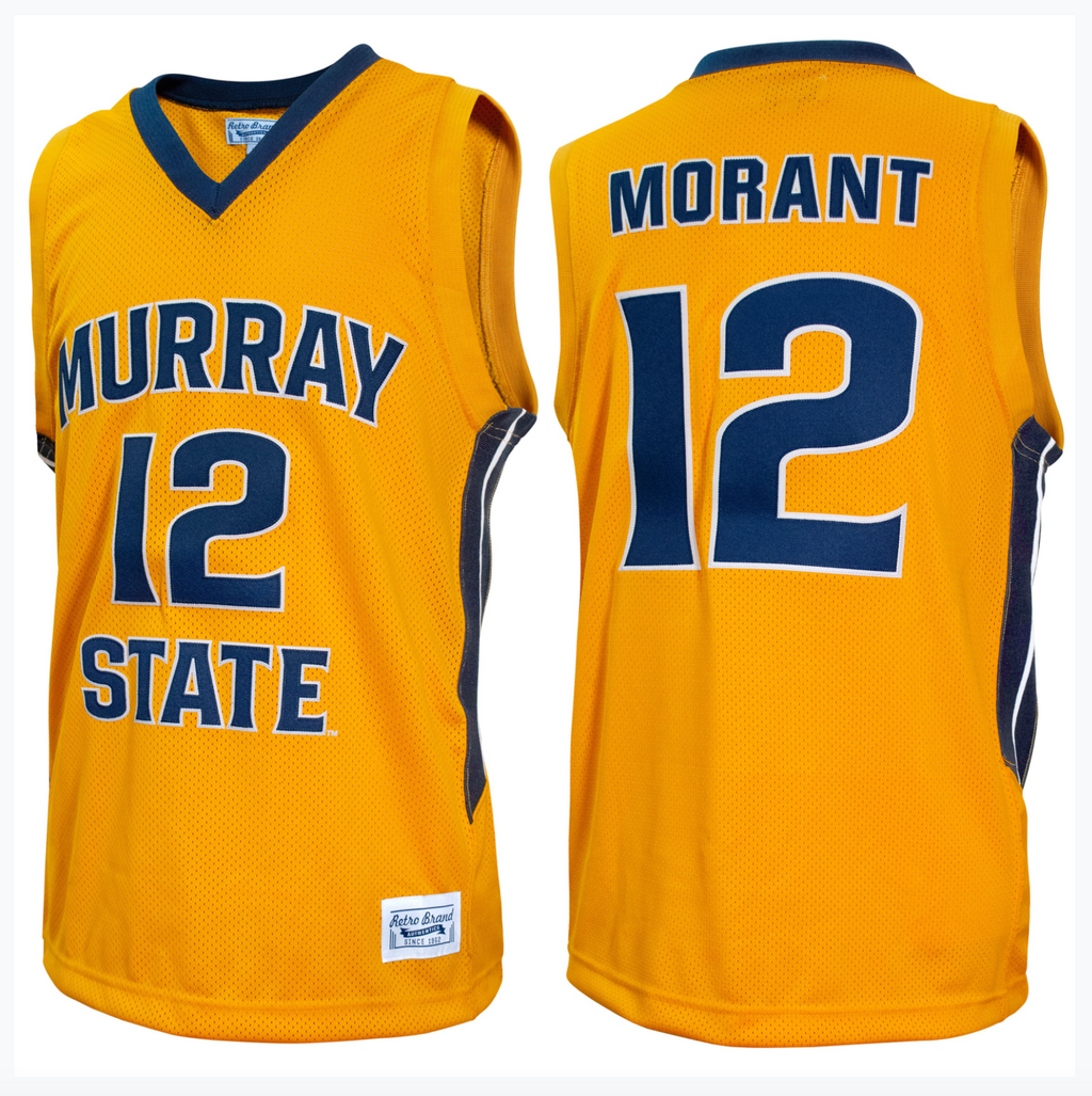 Murray State Racers Ja Morant Throwback Jersey ORIGINAL RETRO BRAND