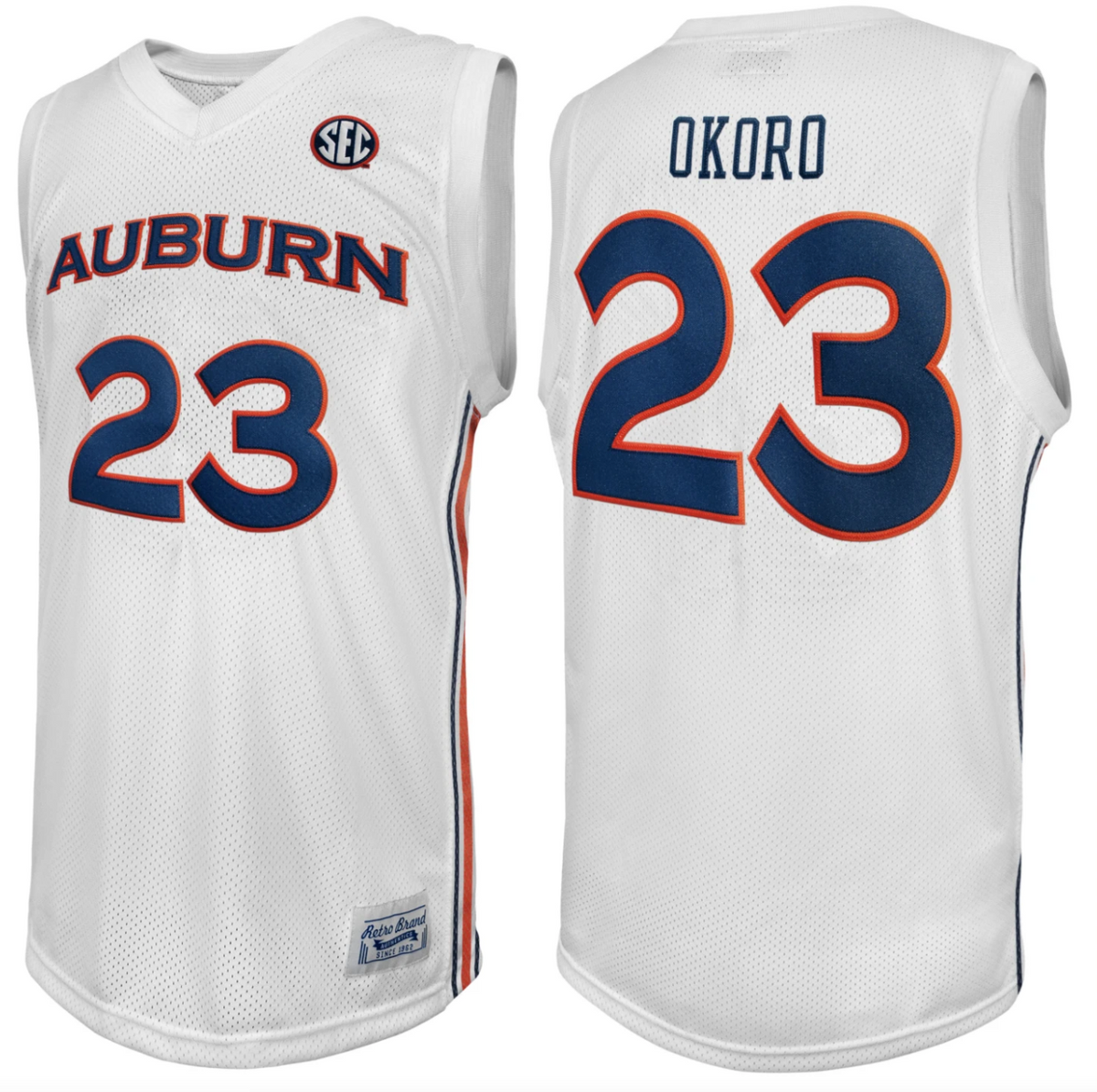 Auburn Tigers Isaac Okoro Throwback Jersey