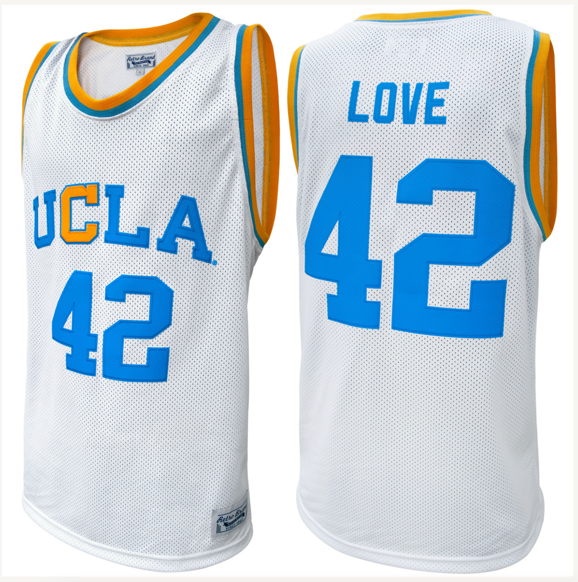Kevin Love Autographed UCLA White Retro Brand Jersey