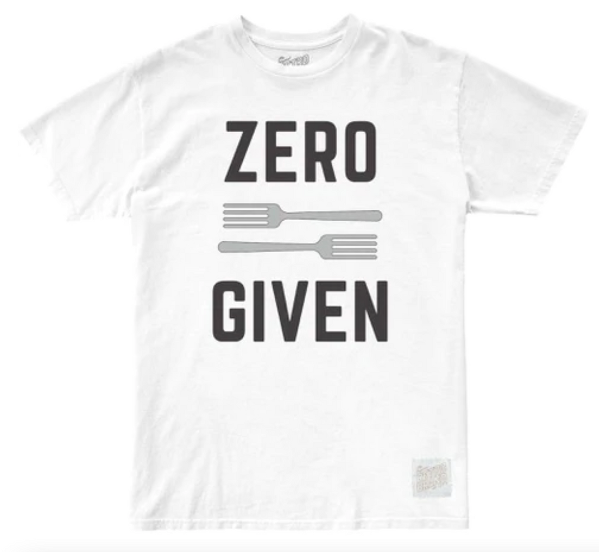 Zero Forks Given 100% Cotton Tee