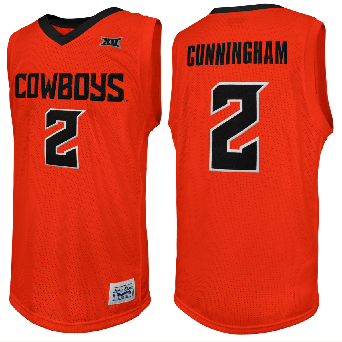 Oklahoma State Cowboys Cade Cunningham Throwback Jersey