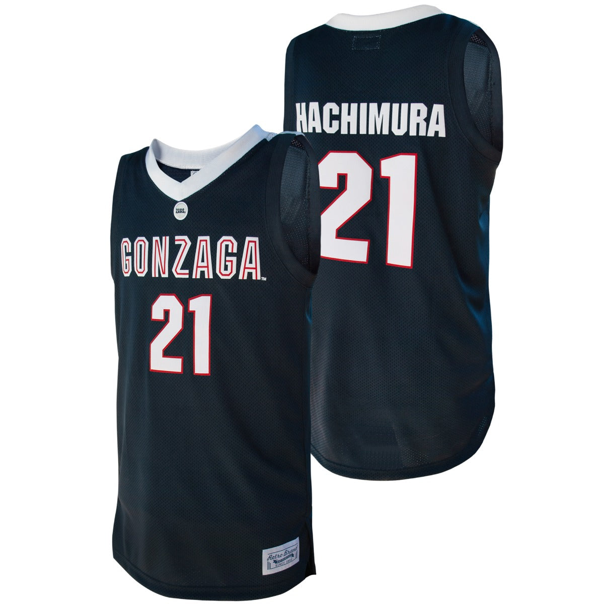 NCAA Gonzaga Bulldogs 21 Rui Hachimura Black College Basketball Men Jersey