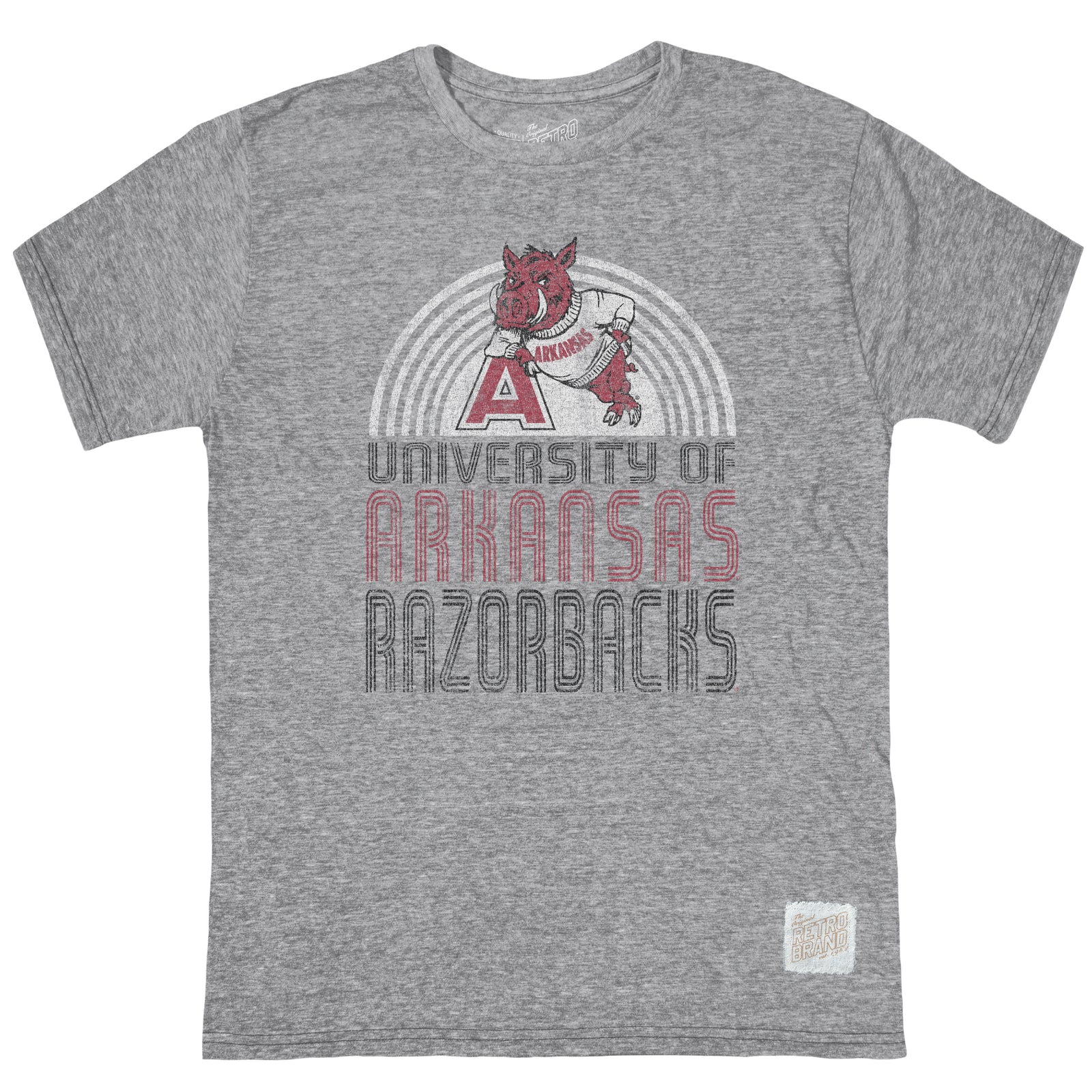 Arkansas Razorbacks Tri-Blend Unisex Tee