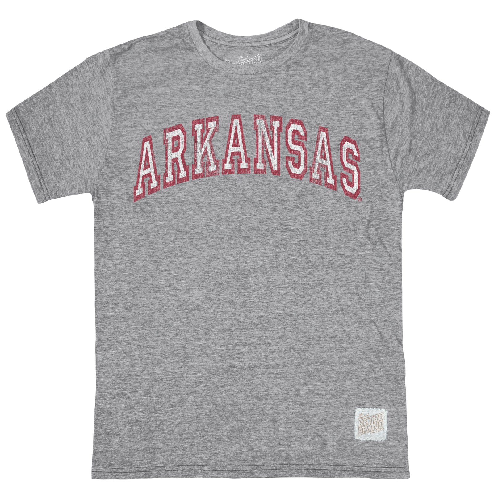 Arkansas Razorbacks Tri-Blend Unisex Tee