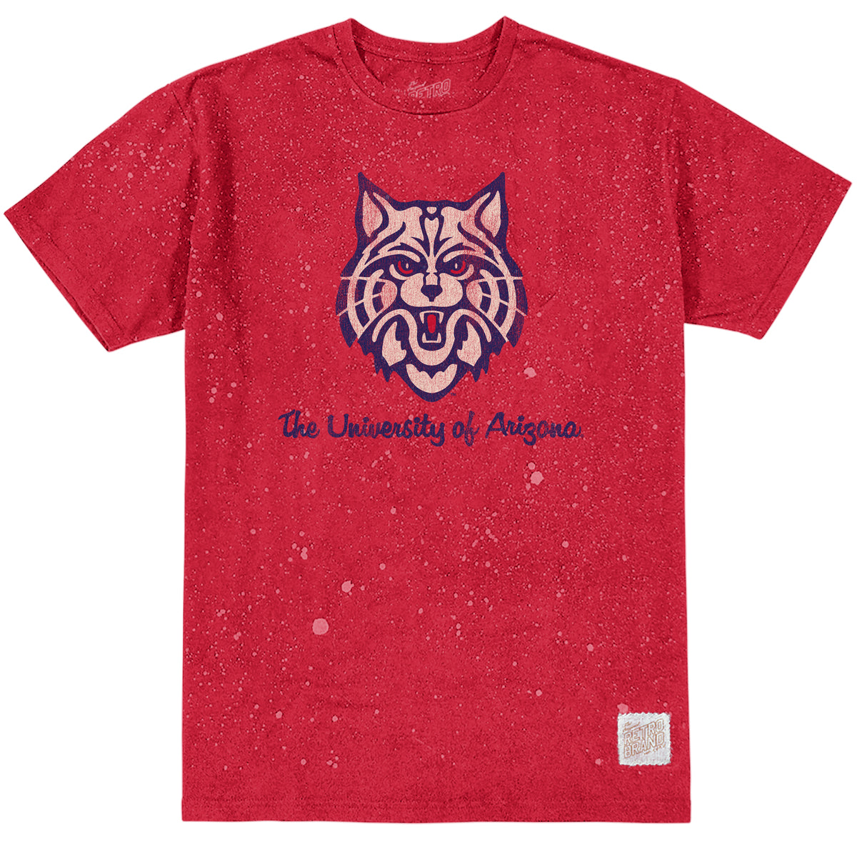 Arizona Wildcats Bleach Wash Cotton Tee