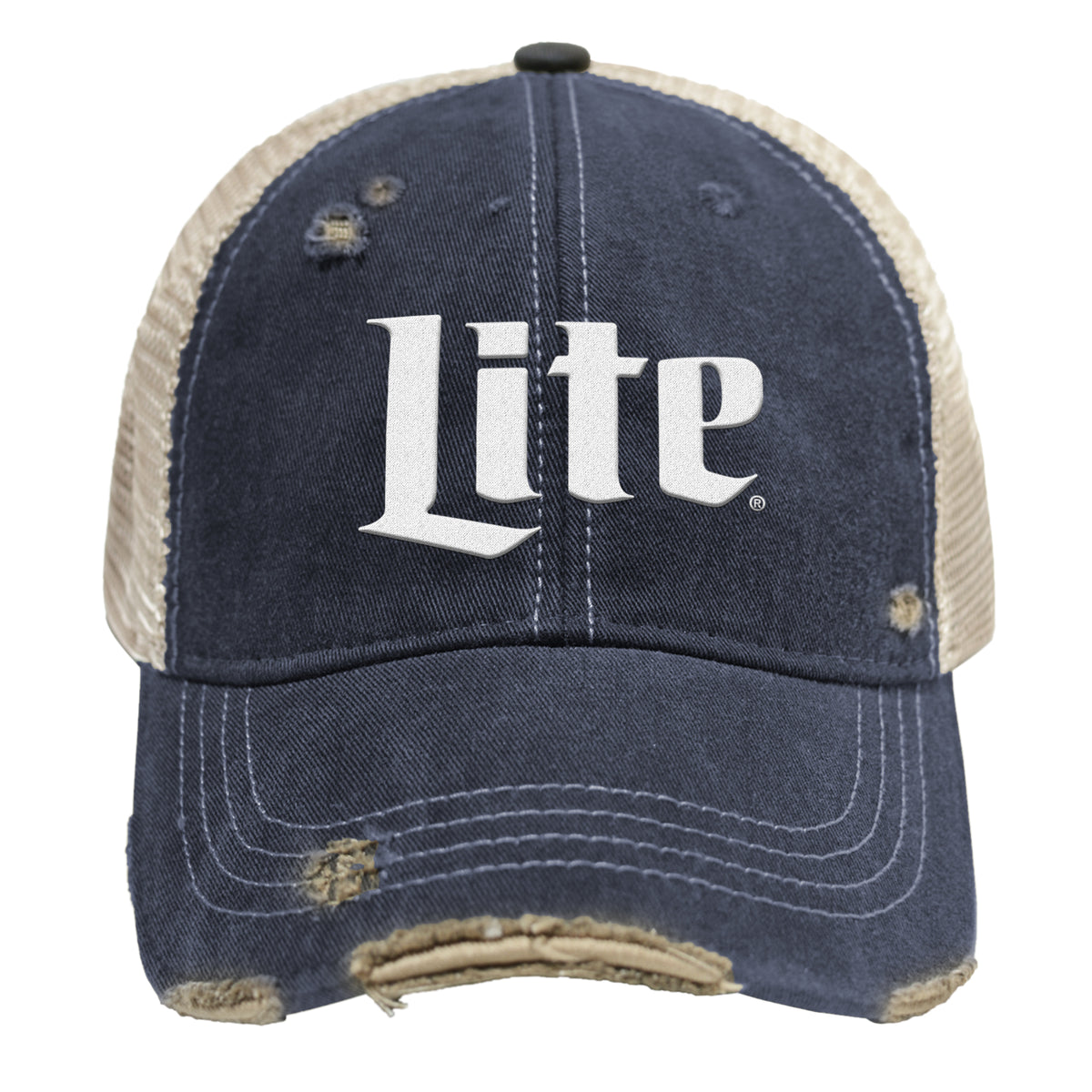 Miller Lite Snap Back Trucker Cap