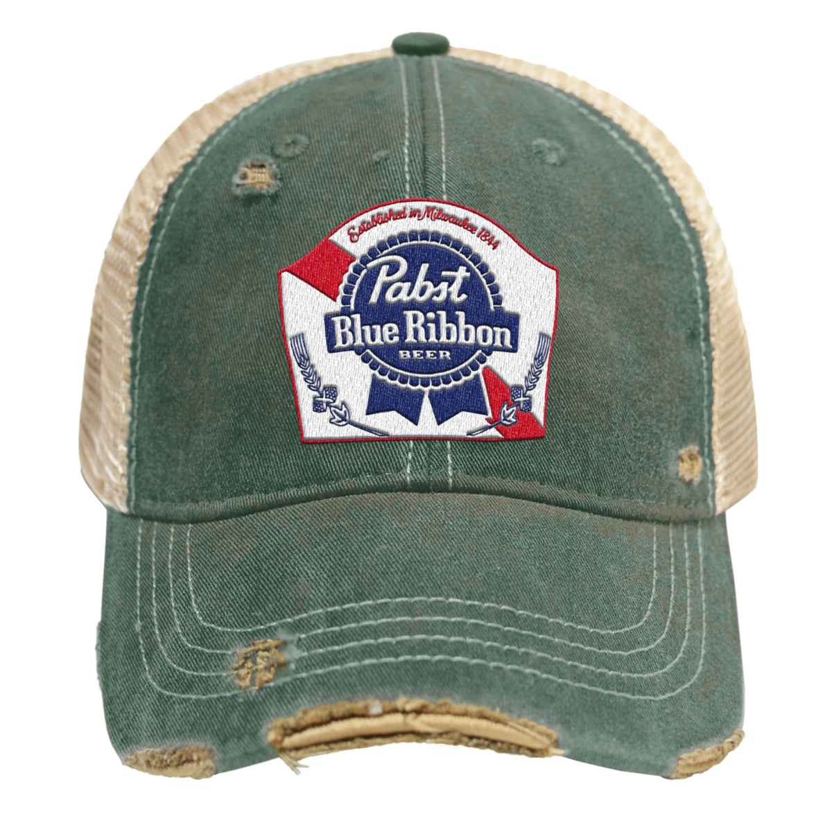 Pabst Blue Ribbon Snap Back Trucker Cap