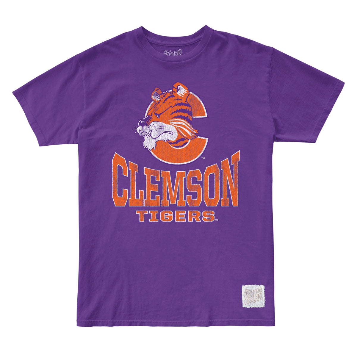 Clemson Tigers Classic Mascot Logo T-Shirt
