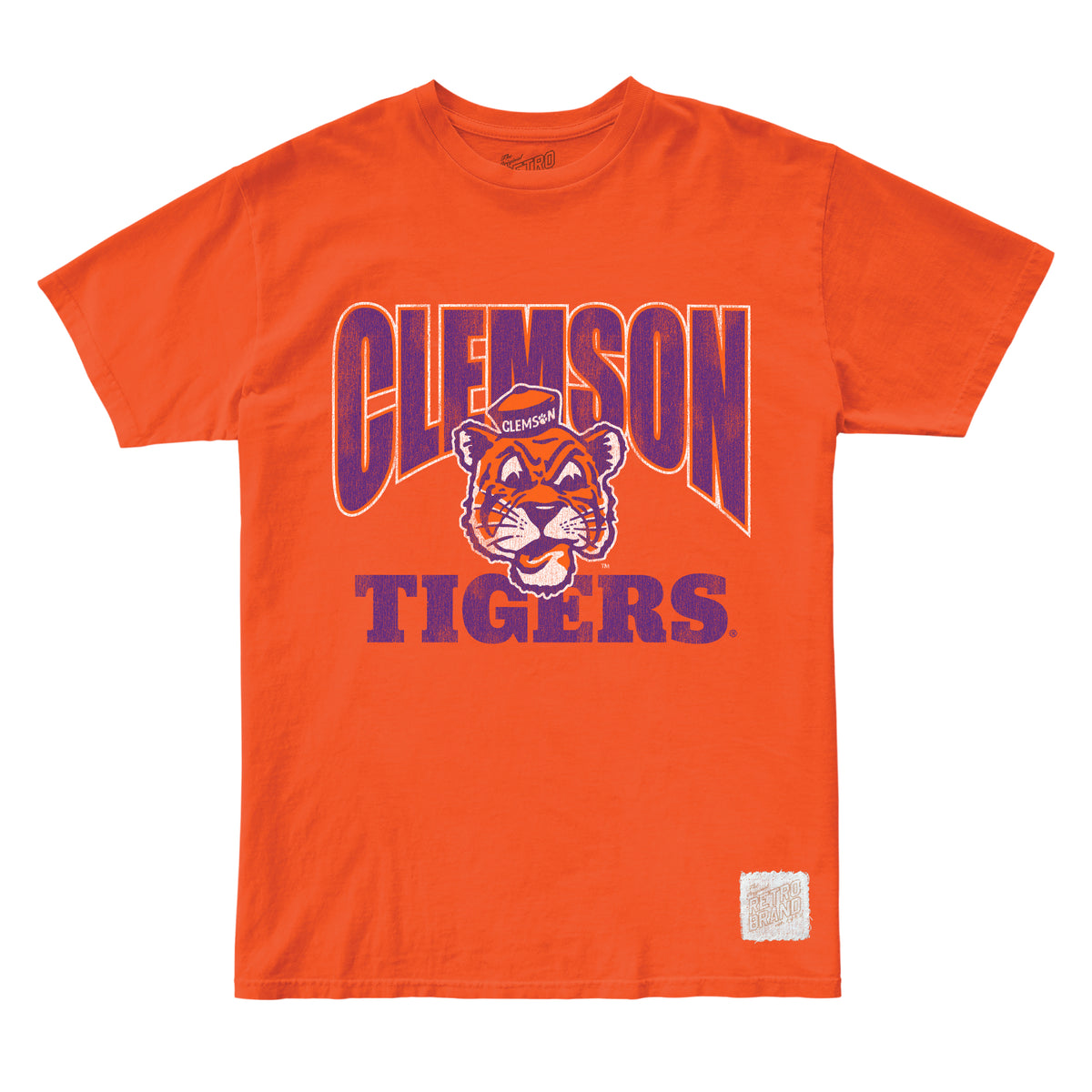 Clemson Tigers Bold Mascot Graphic T-Shirt