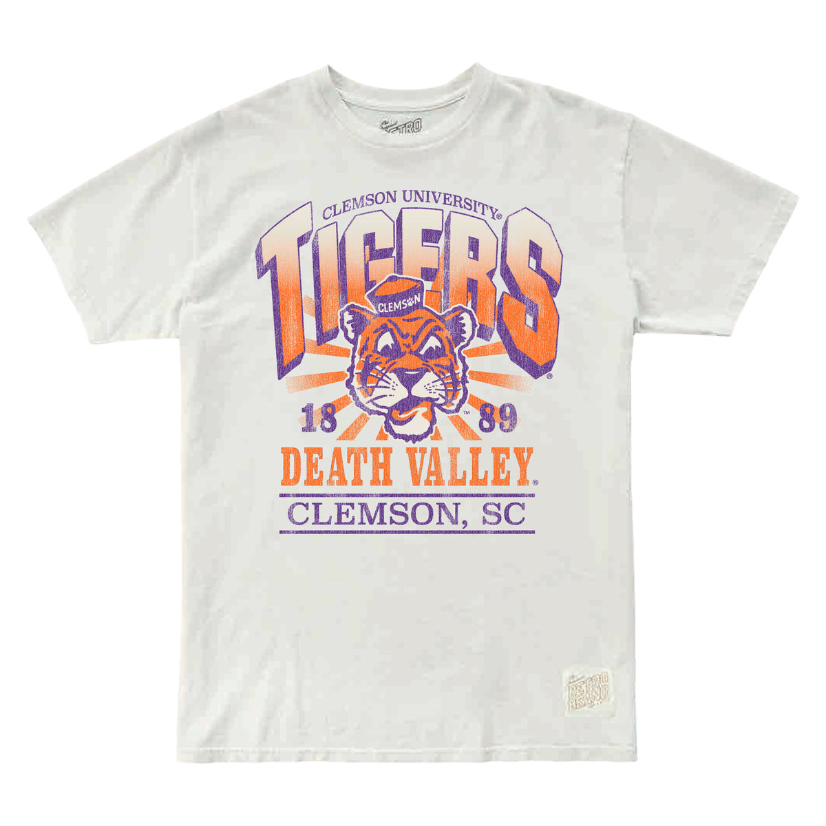 Clemson Tigers Death Valley Vintage T-Shirt