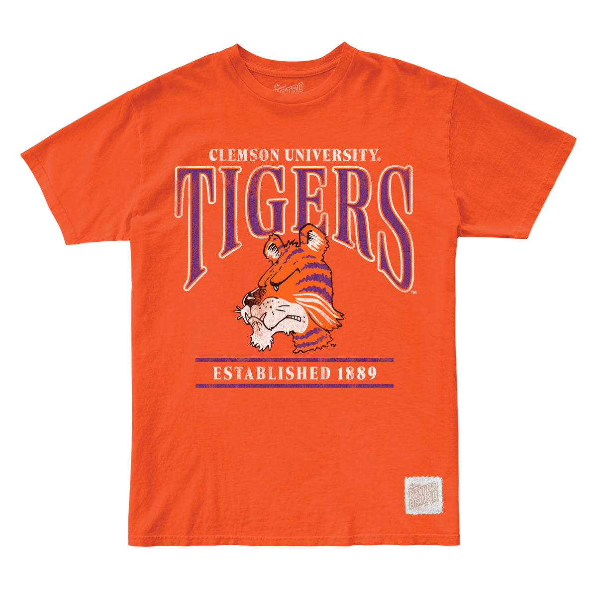 Clemson Tigers Established 1889 Mascot T-Shirt
