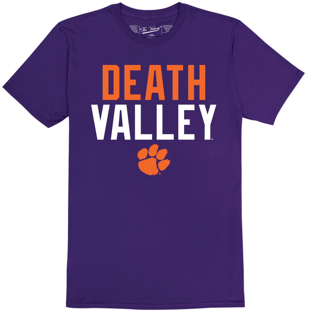 Clemson Death Valley Paw Tee