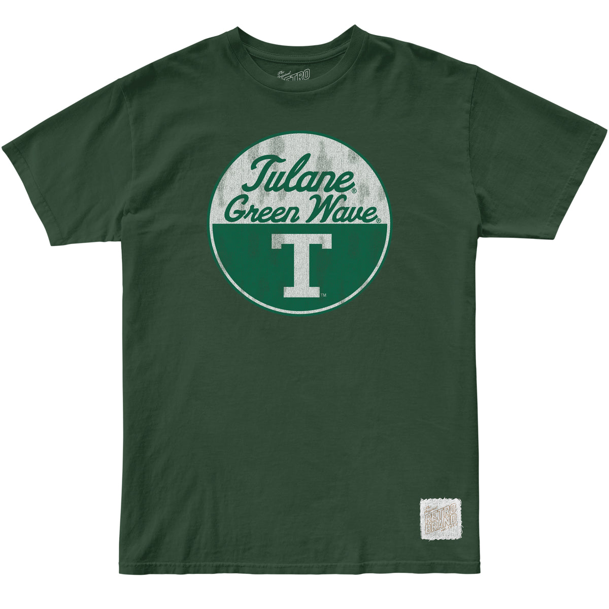 Tulane University Green Wave 100% Cotton Tee