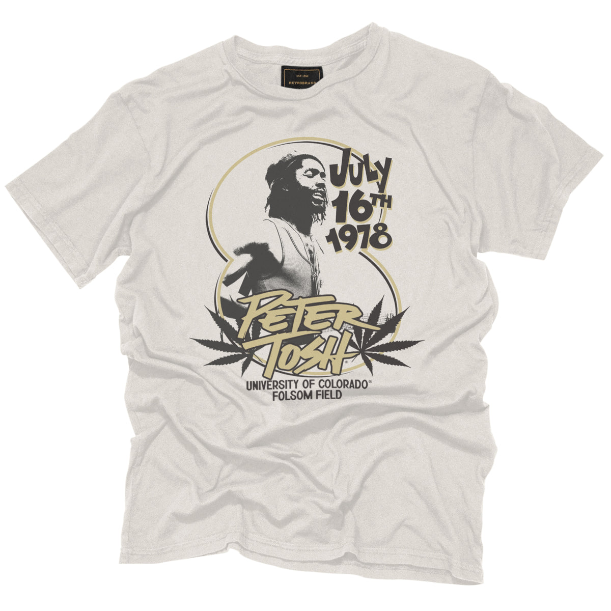 Peter Tosh Folsom Field Black Label Tee