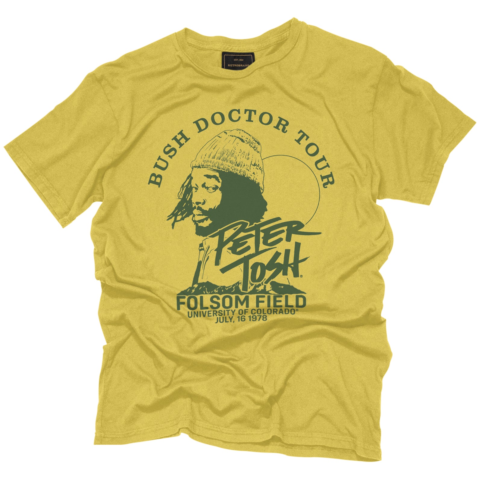 Peter Tosh Folsom Field Black Label Tee