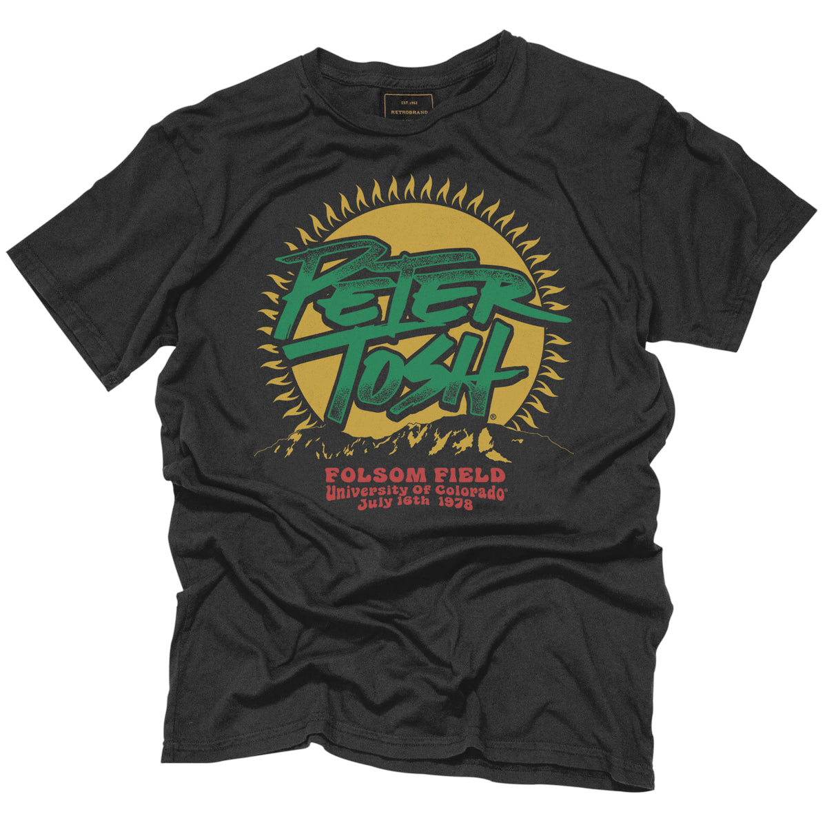 Peter Tosh Folsom Field Black Label Tee
