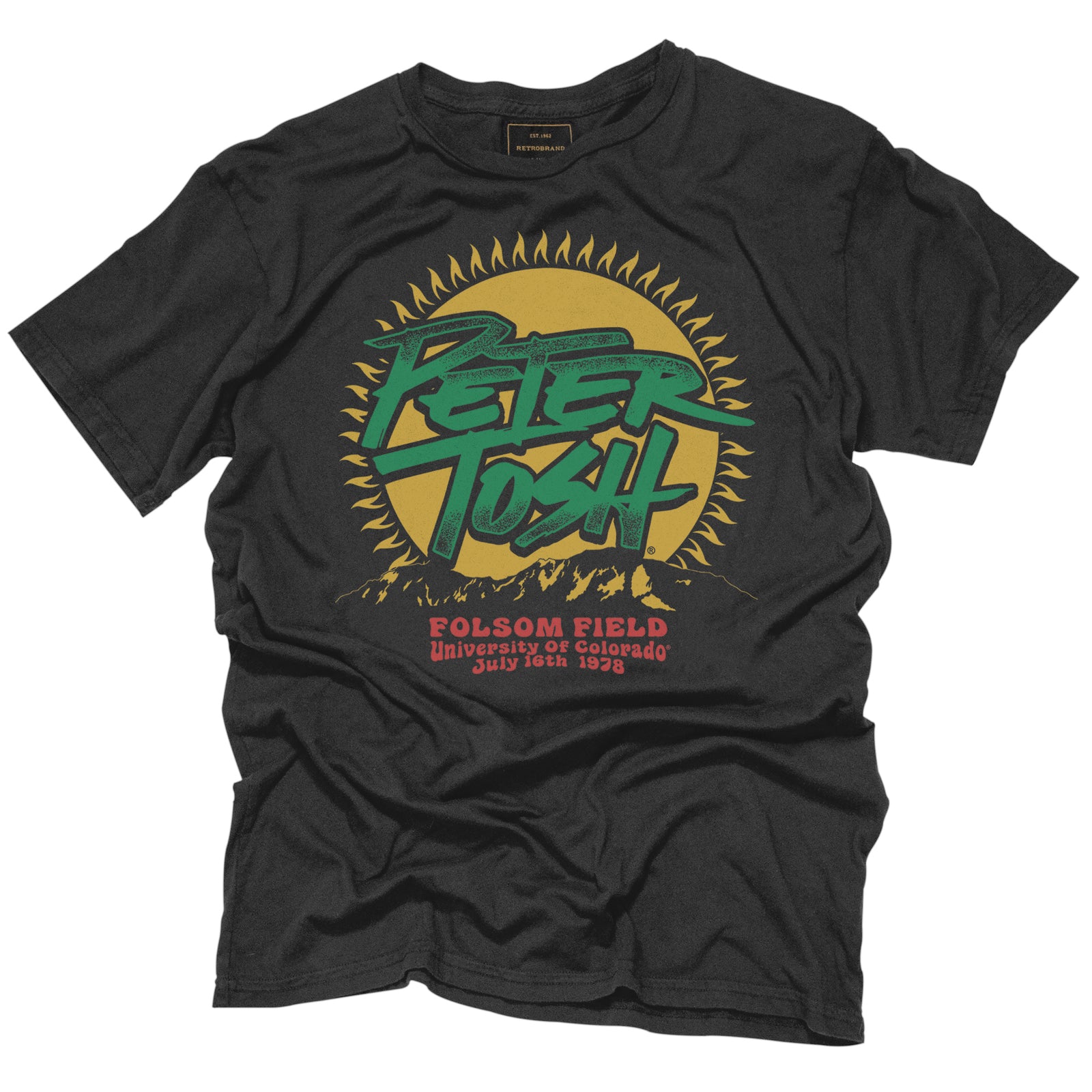 Peter Tosh Folsom Field Black Label Tee
