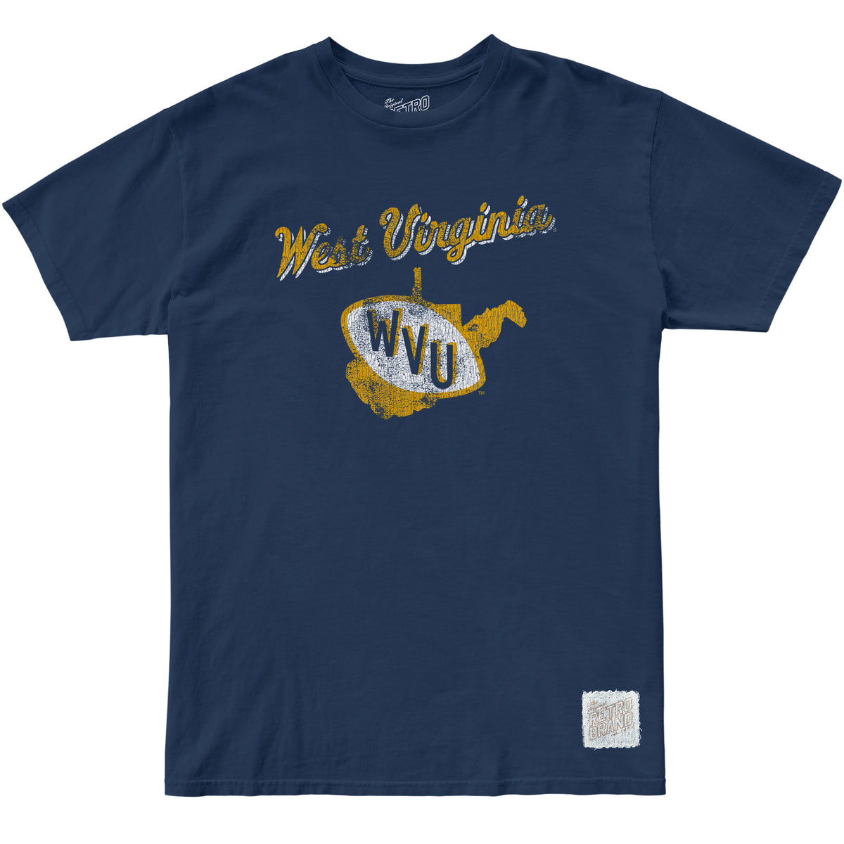 West Virginia Mountaineers 100% Cotton Tee