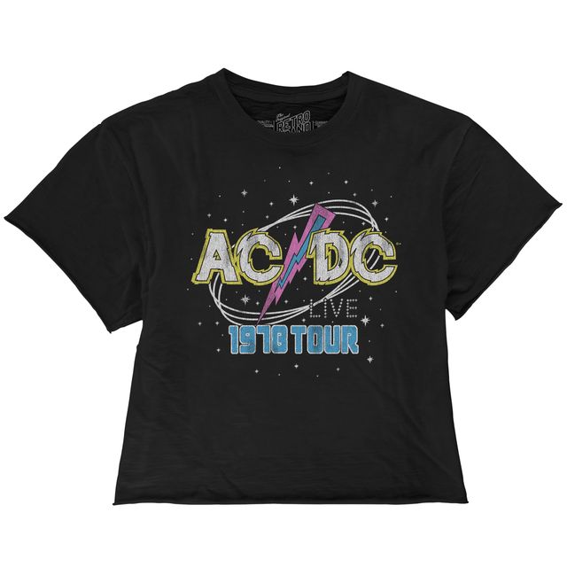 AC/DC '78 World Tour 100% Cotton Crop Slub Tee – ORIGINAL RETRO BRAND