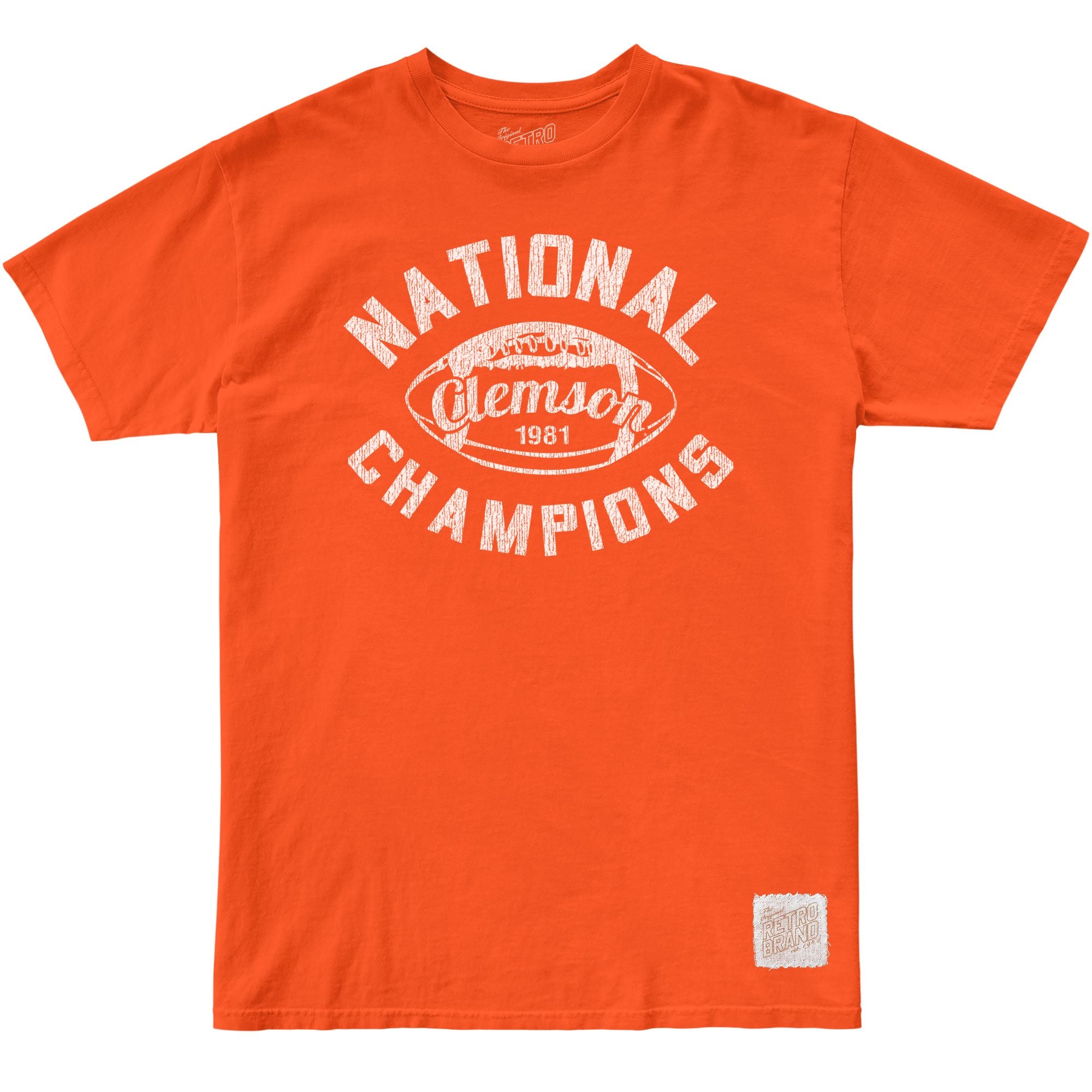Clemson Tigers 1981 National Champions Tee ORIGINAL RETRO BRAND