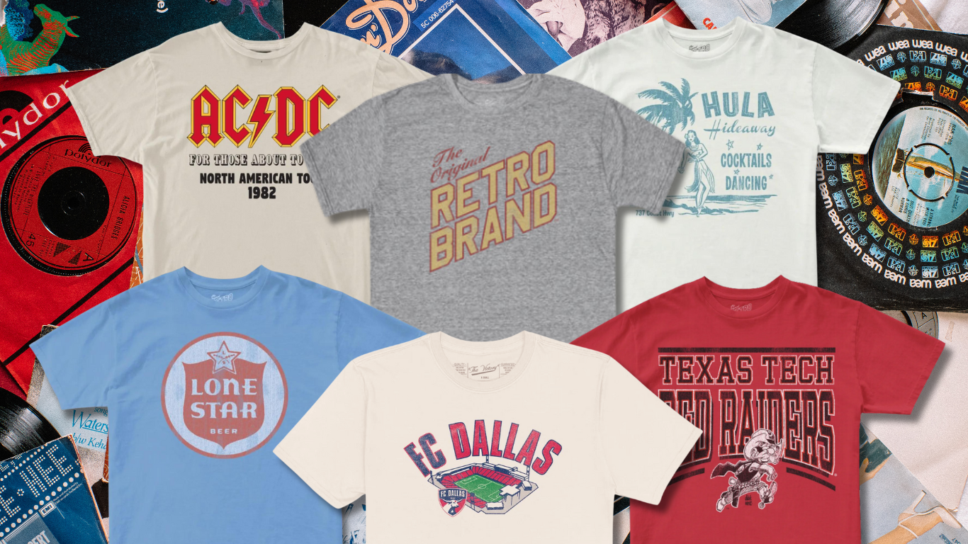 Original Retro Brand College T Shirts Vintage Tees ORIGINAL RETRO BRAND