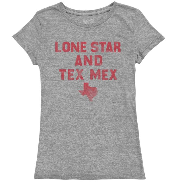 Lone Star Tex Mex Tri-Blend Women's Crew Tee