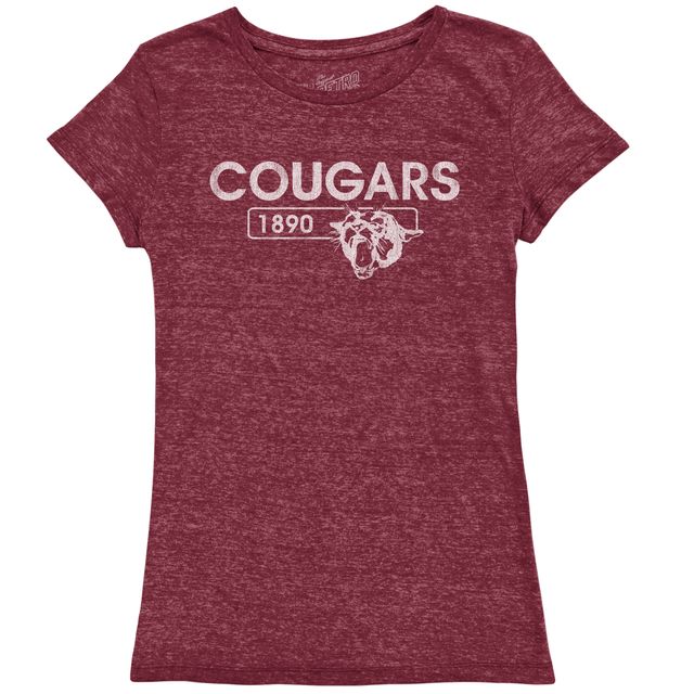 Washington State Cougars Tri-Blend Women's Crew Tee
