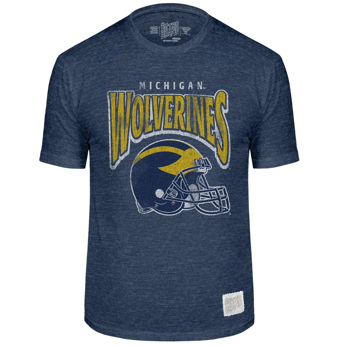 Michigan Wolverines Tri-Blend Tee