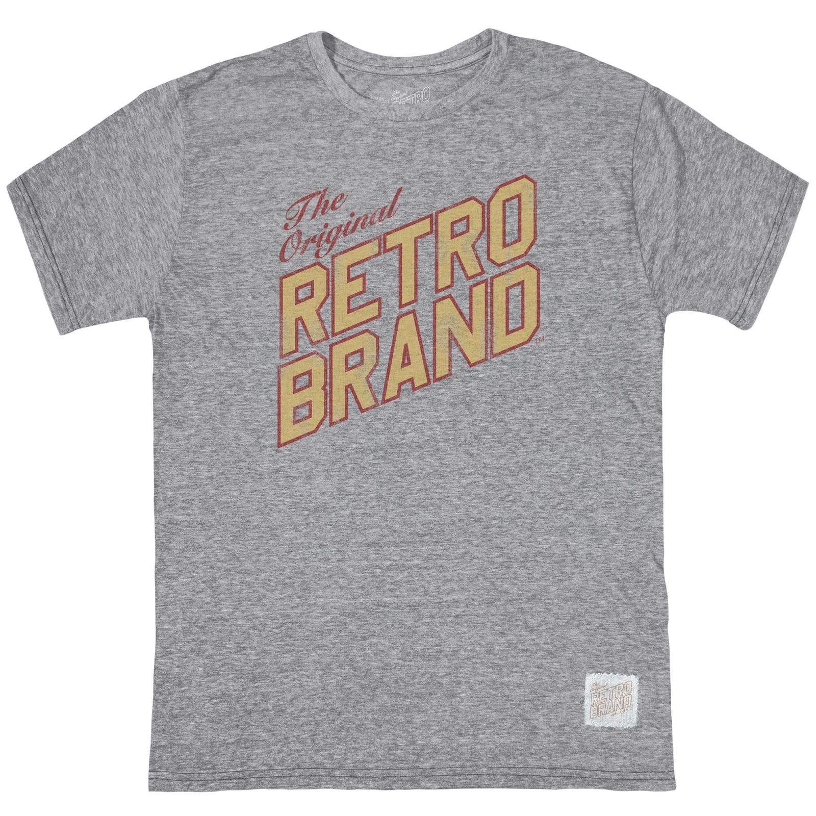 Classic Retro Brand Logo Tri-Blend Tee