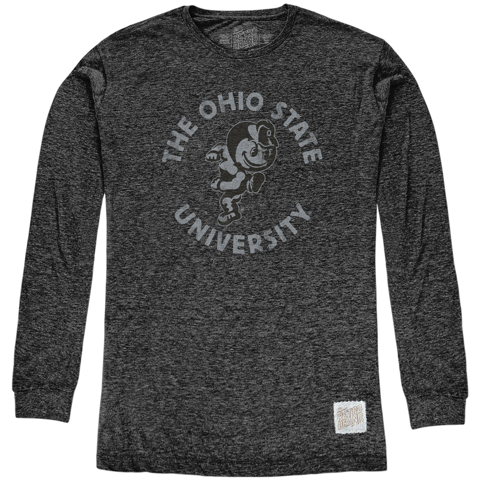 Ohio State Buckeyes Long Sleeve Tri-Blend Tee