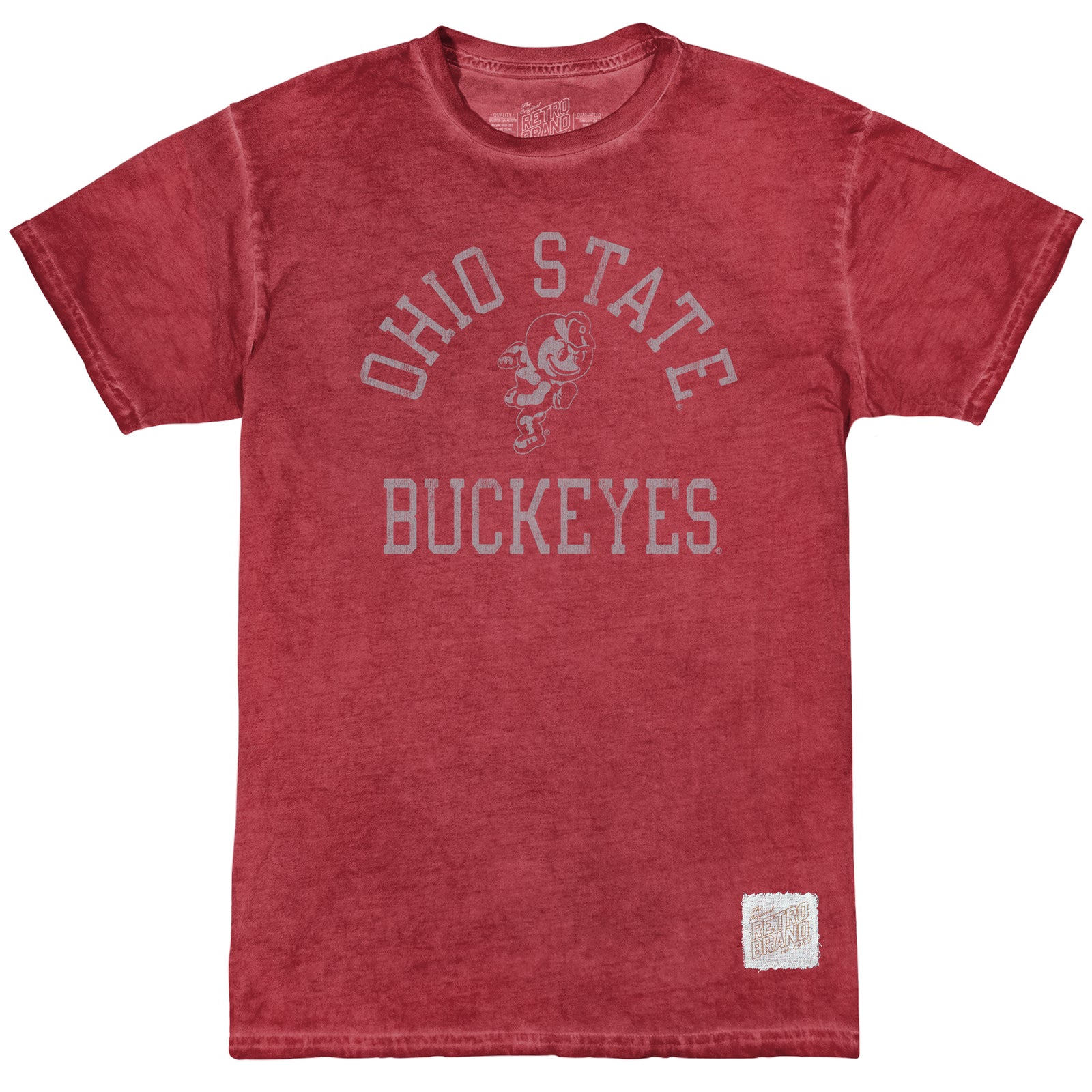 Ohio State Buckeyes Oil Wash Unisex Tee