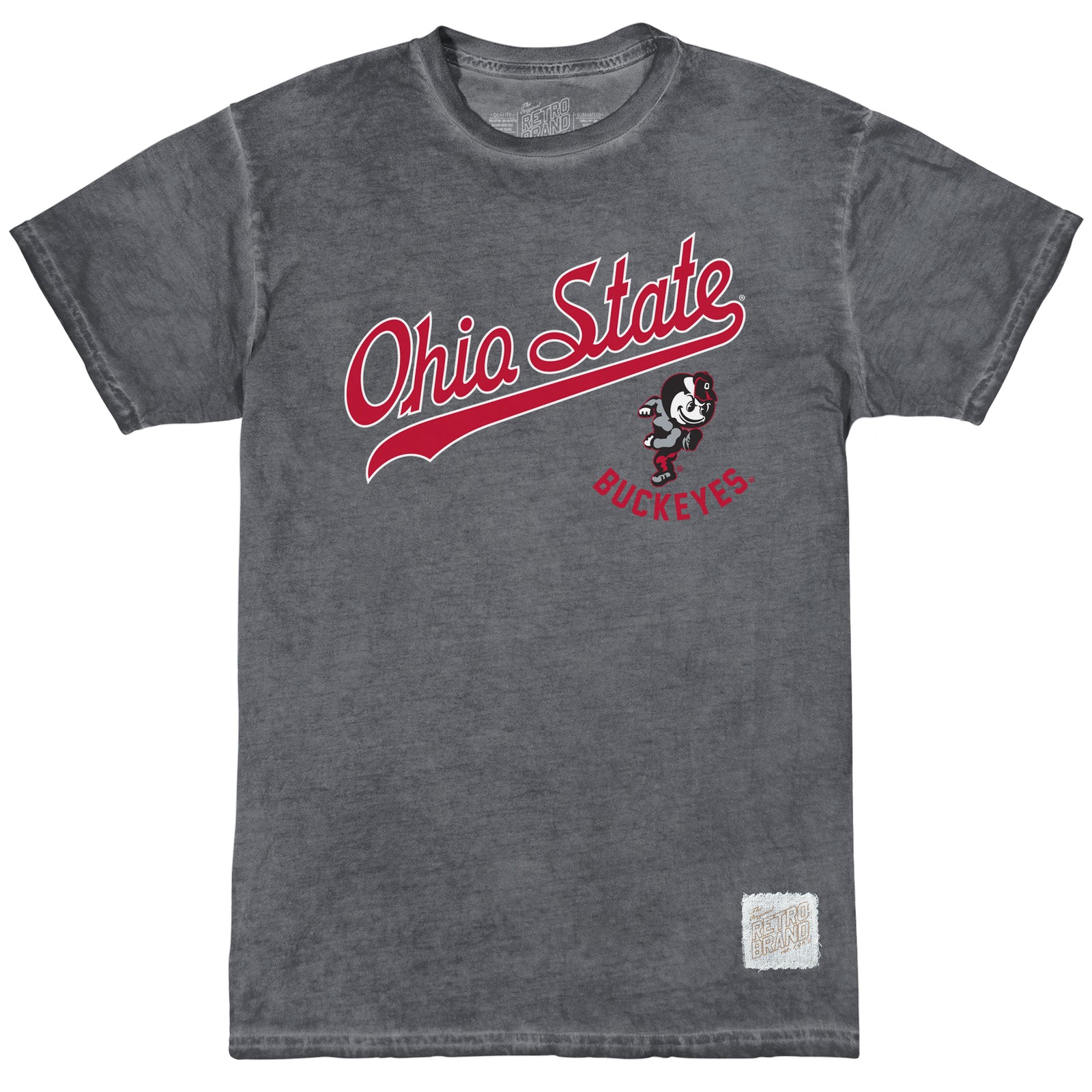 Ohio State Buckeyes Oil Wash Unisex Tee