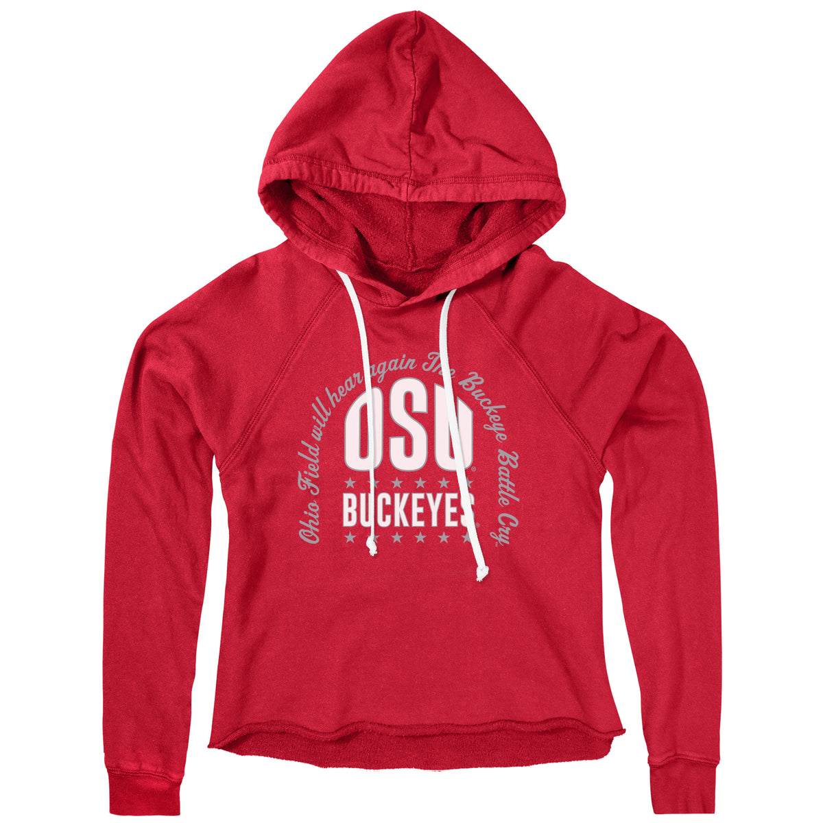 Ohio State Buckeyes Women's Cut Off Hoodie