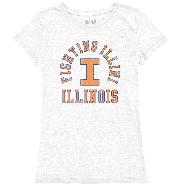 Illinois Fighting Illini Block I Tri-Blend Women's Tee