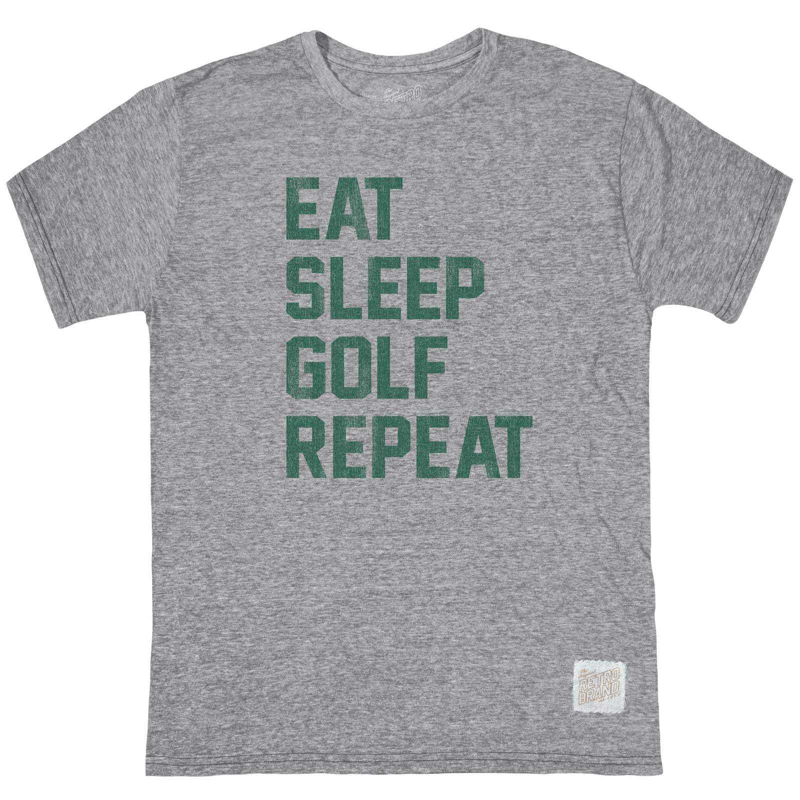 Eat Sleep Golf Repeat Tri-Blend Unisex Tee
