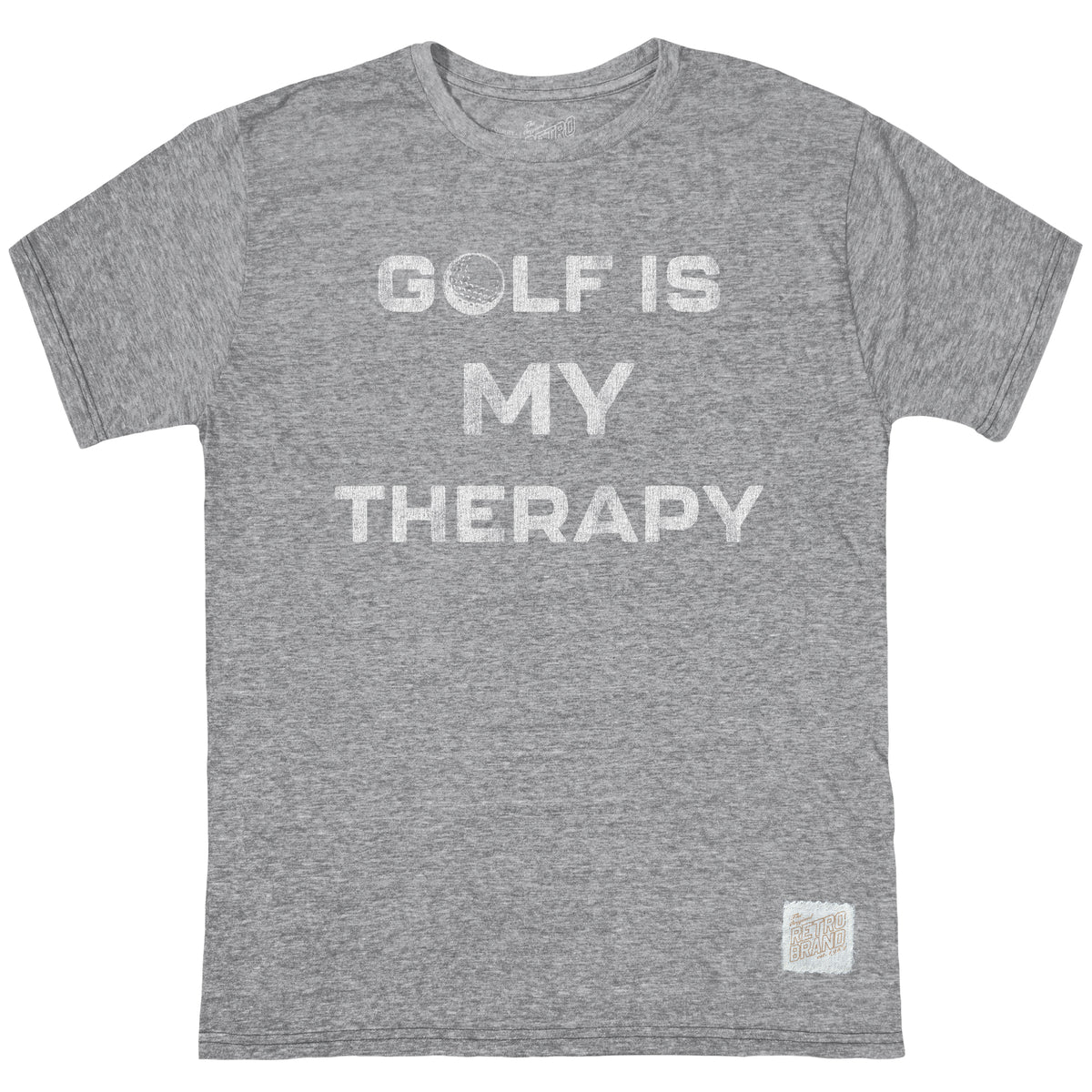 Golf is My Therapy Tri-Blend Tee