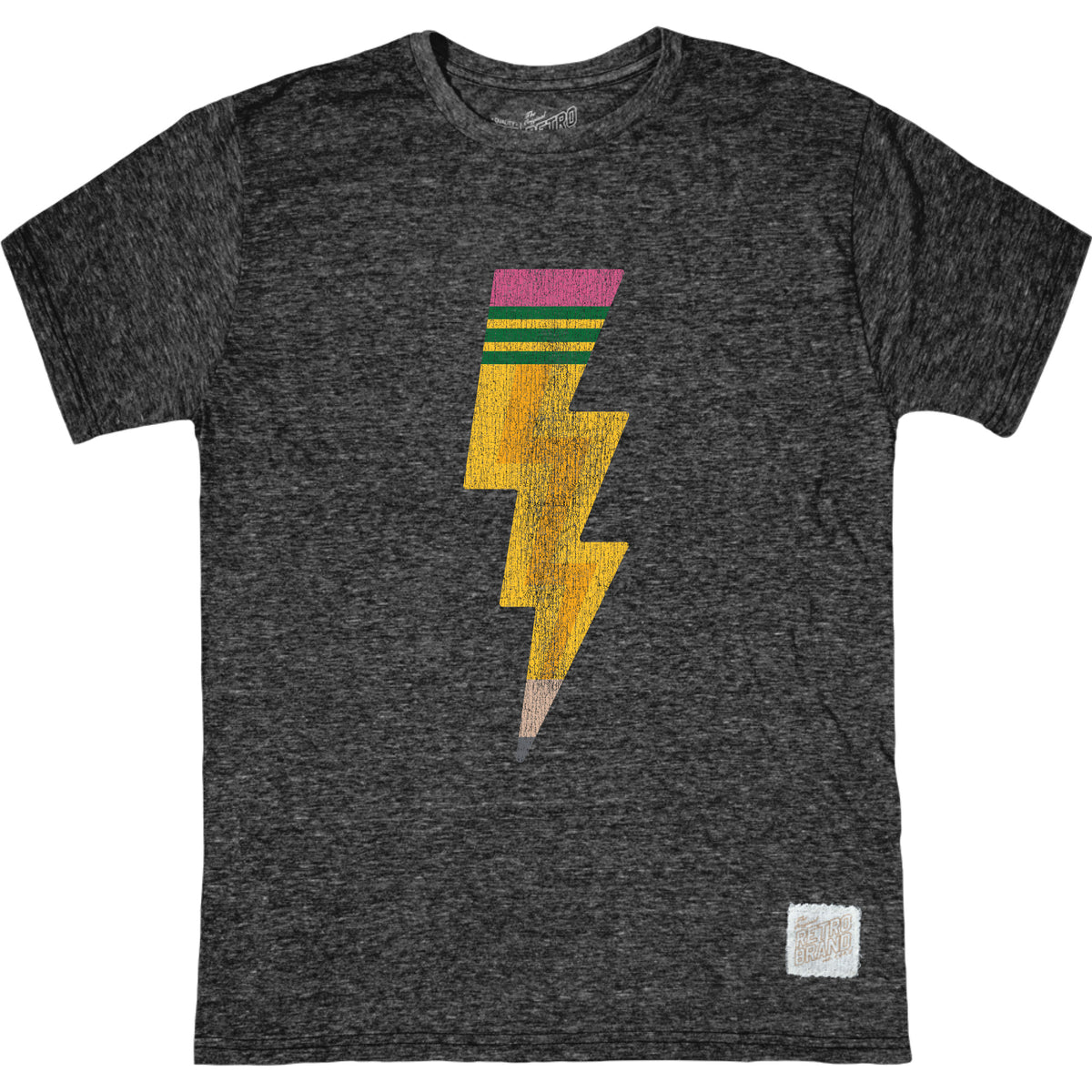 Pencil Bolt Adult Tri-Blend Tee