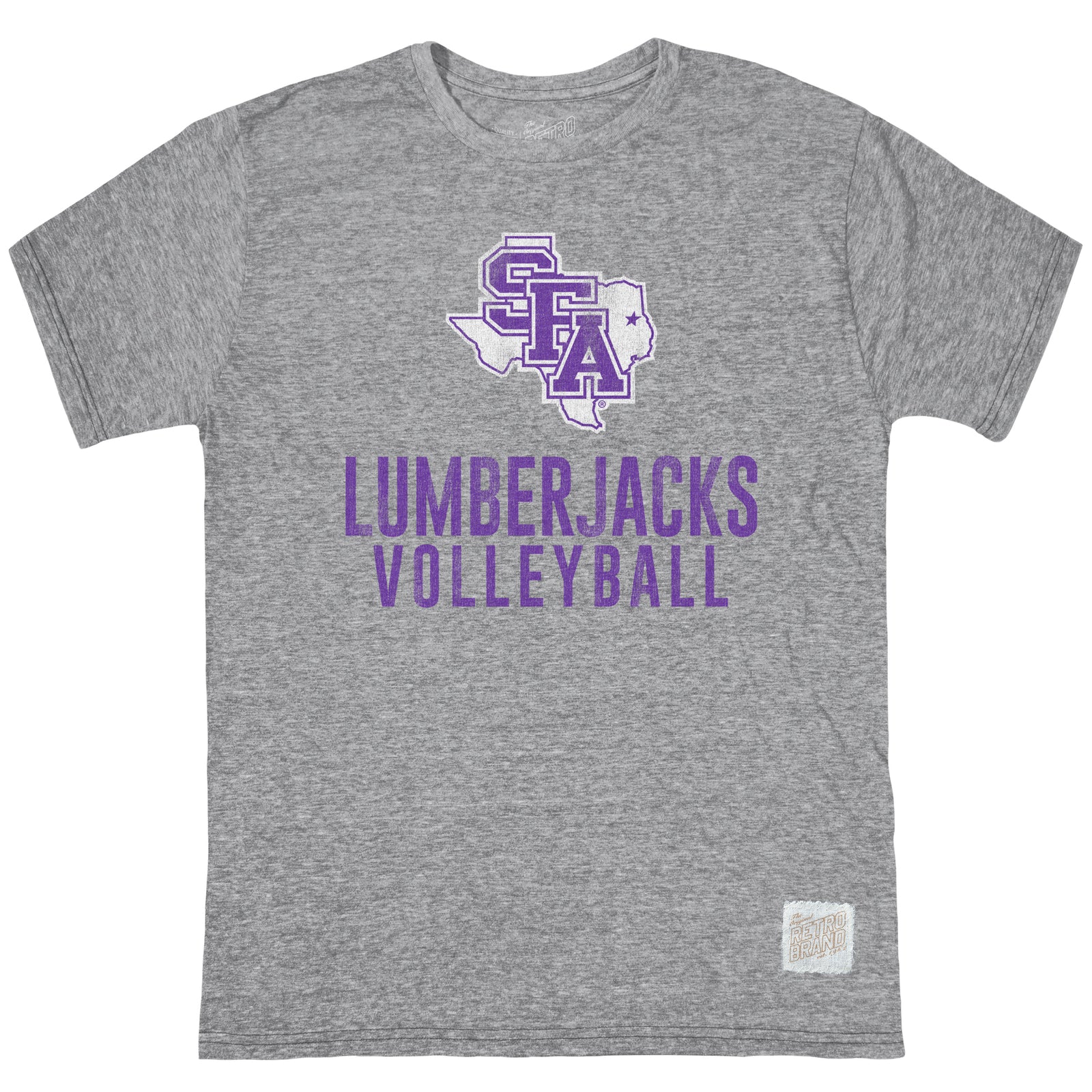 Stephen F. Austin Lumberjacks Volleyball Unisex Tri-Blend Tee