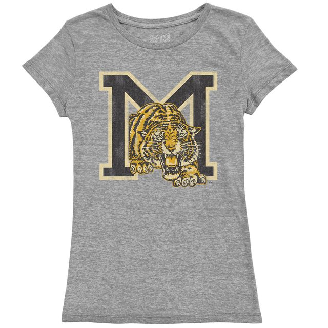 Missouri Tigers M Women's Tri-blend crew tee