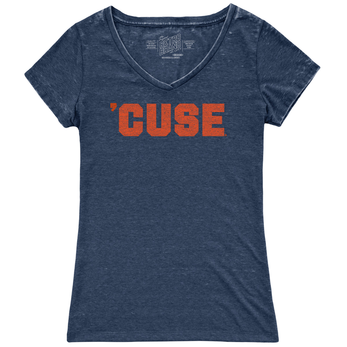 Syracuse Women's Short Sleeve Scoop Neck Vintage Tee