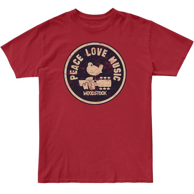 Peace Love Music Woodstock 100% Cotton Tee