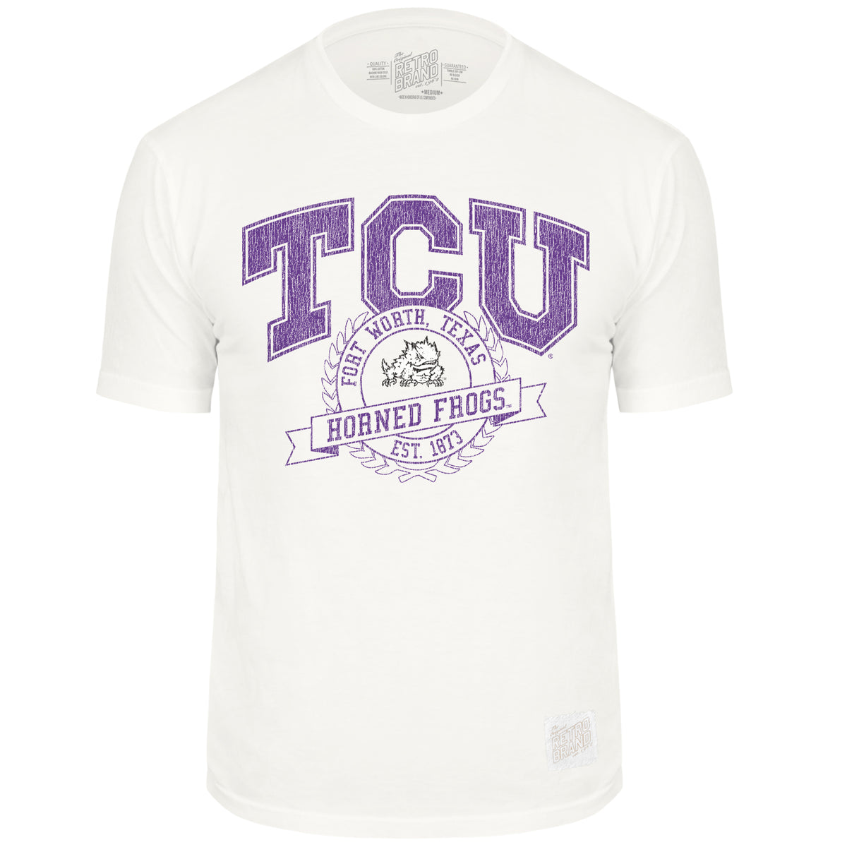 TCU Horned Frogs 100% Cotton Tee