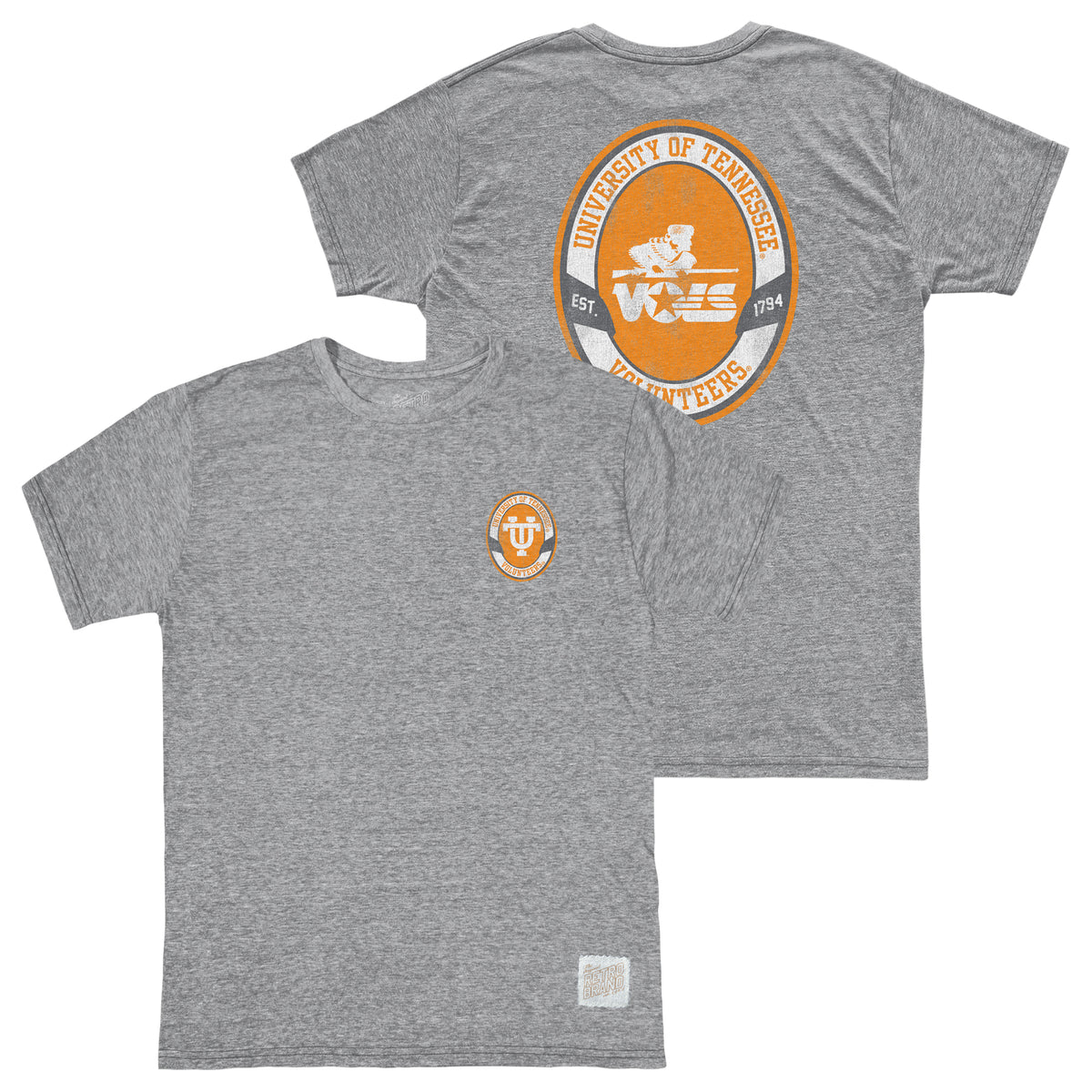 Tennessee Vols Tri-Blend Tee