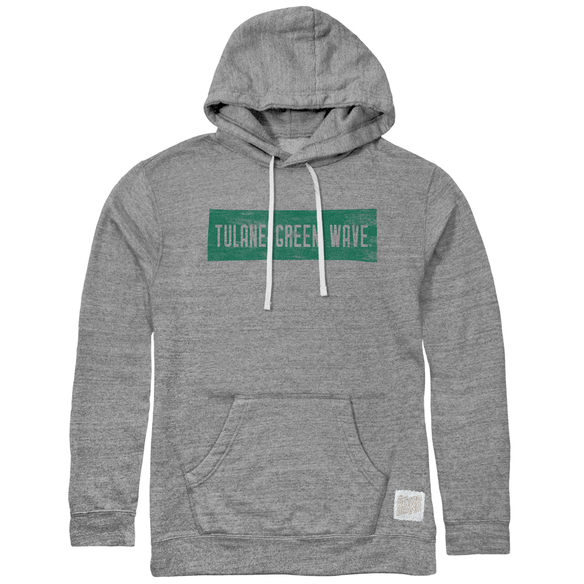 Tulane GreenWave Tri-Blend Hoodie