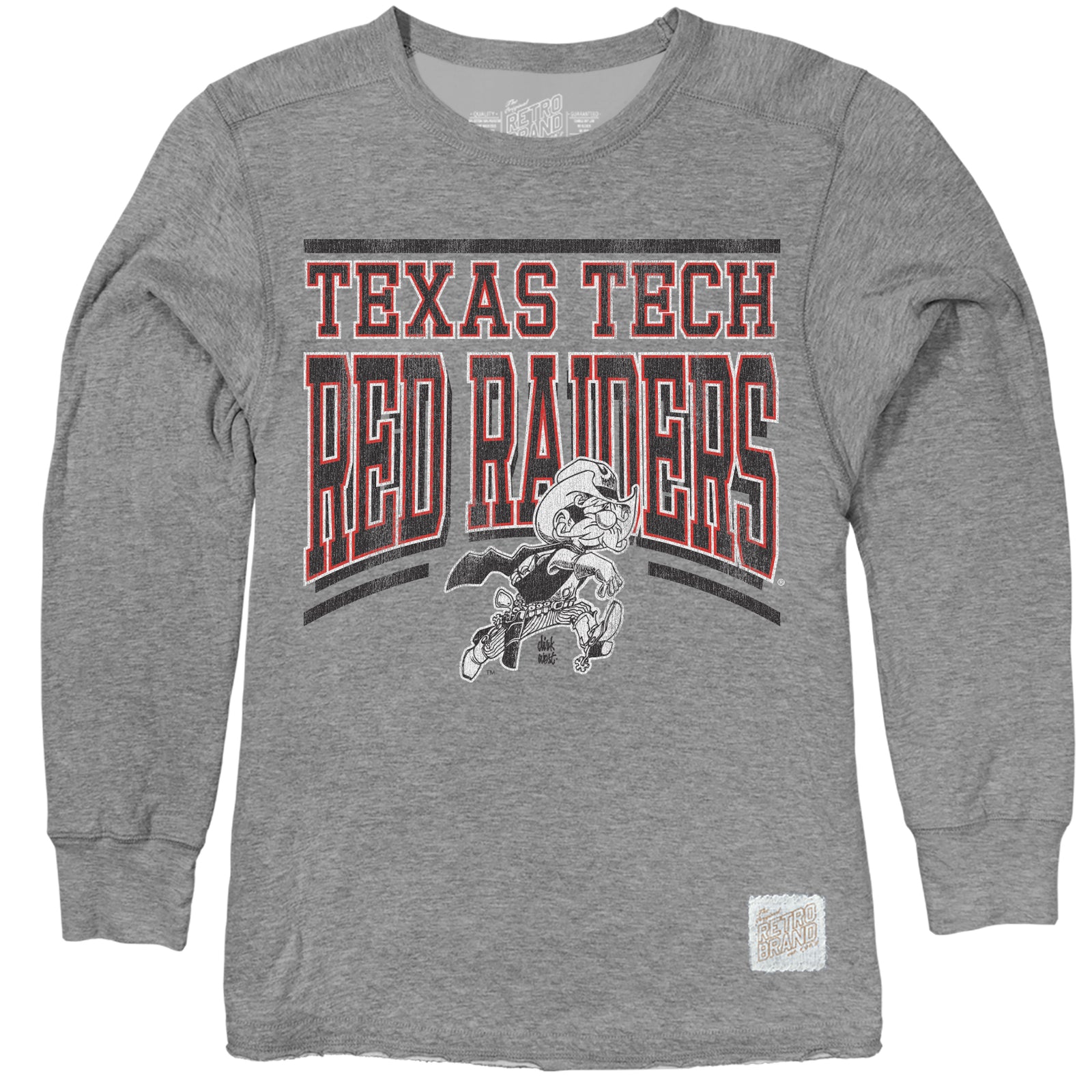 Texas Tech Red Raiders Deconstructed Crew Fleece