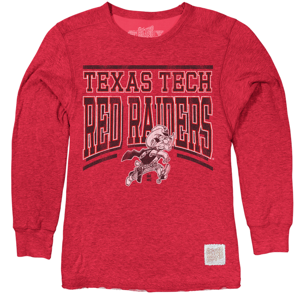 Texas Tech Red Raiders Deconstructed Crew Fleece