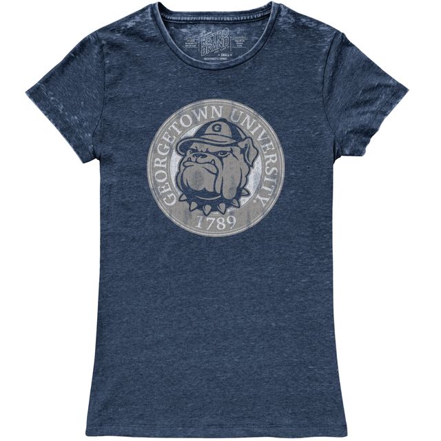 Georgetown 100% Cotton Women's Vintage Crew Tee