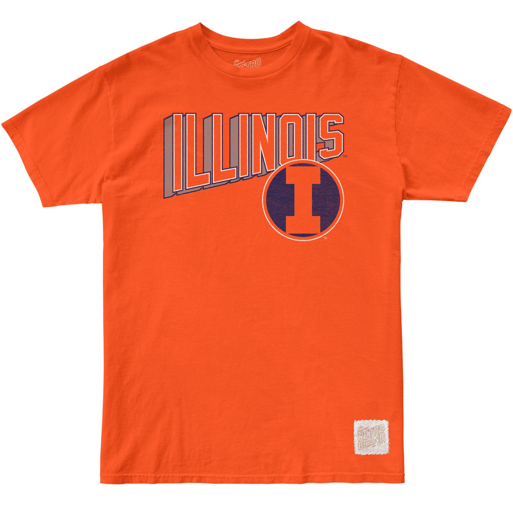 Illinois Fighting Illini 100% Cotton Tee – ORIGINAL RETRO BRAND