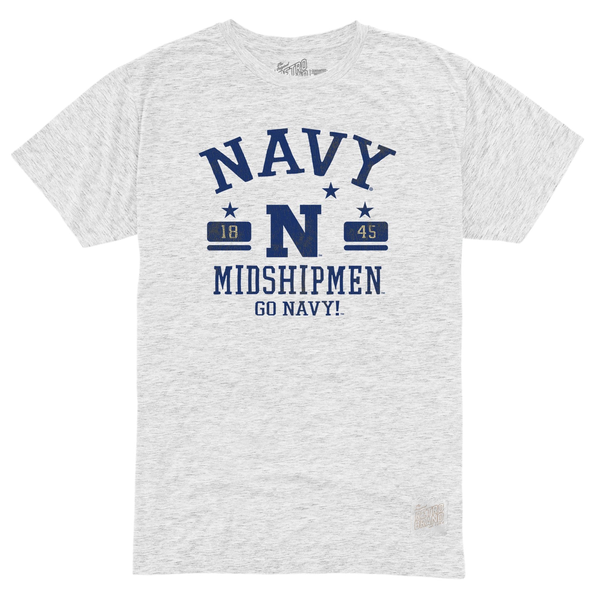 トップス kanell / MIDSHIP / NAVY Navy Midshipmen Tri-Blend Tee – ORIGINAL RETRO BRAND
